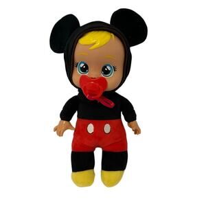 Cry Babies Disney 9" Plush Baby Doll Tiny Cuddle Mickey Mouse